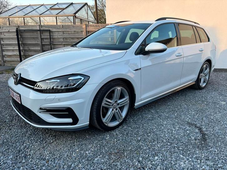Volkswagen Golf 7.5 TSI DSG, Auto's, Volkswagen, Particulier, Golf Variant, Benzine, Break, Automaat, Wit, Grijs, Alcantara, Voorwielaandrijving