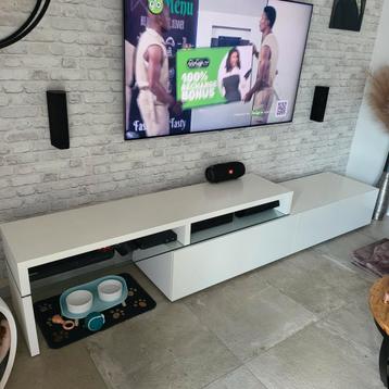 Tv meubel 2 delig (zie foto's en info bij beschrijving). beschikbaar voor biedingen