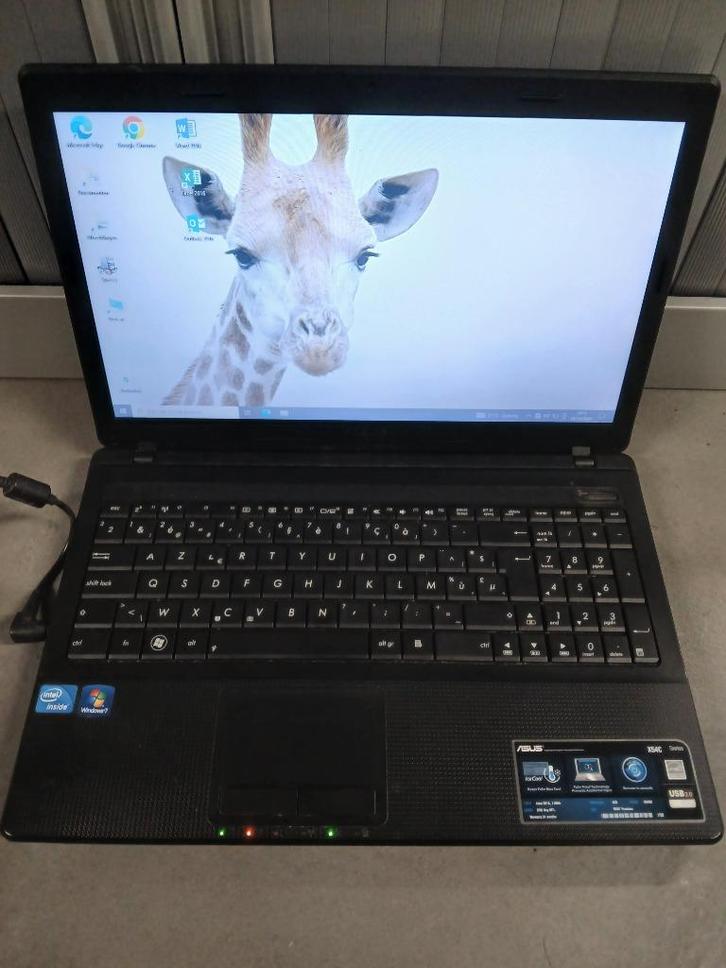 Asus X54C, Computers en Software, Windows Laptops, Refurbished, 15 inch, SSD, 2 tot 3 Ghz, 8 GB, Azerty, Ophalen of Verzenden