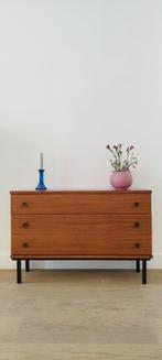 Vintage retro ladekast lowboard sideboard commode, Ophalen of Verzenden, Zo goed als nieuw