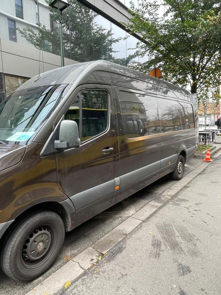 Mercedes sprinter, Autos, Mercedes-Benz, Particulier, Sprinter Combi, Diesel, Euro 6, 4 portes, Boîte manuelle, Brun, Brun, Tissu