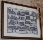 Glasgravure van Turnhout: Swaenepoel, Antiek en Kunst, Kunst | Etsen en Gravures, Ophalen of Verzenden