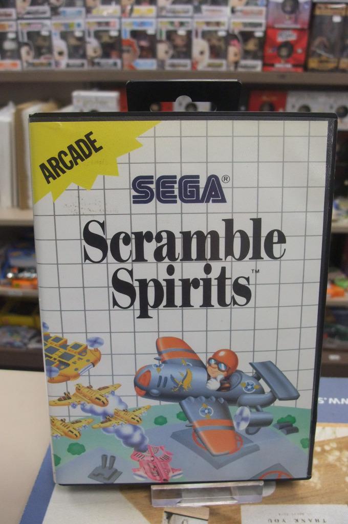 scramble spirits master system cib, Games en Spelcomputers, Games | Sega, Gebruikt, Master System, Shooter, 1 speler, Vanaf 12 jaar