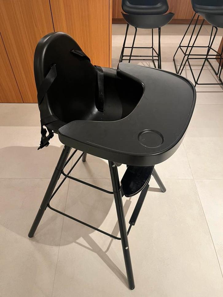 Childhome EVOLU2 zwart & accessoires, Kinderen en Baby's, Kinderstoelen, Gebruikt, Ophalen