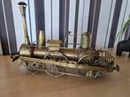 Koperen locomotief, gesigneerd D'haeseleer, Antiek en Kunst, Ophalen of Verzenden, Koper