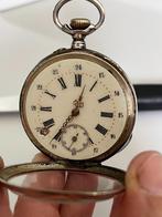 Remontoire cylindre 10 rubis silver pocket watch, Ophalen