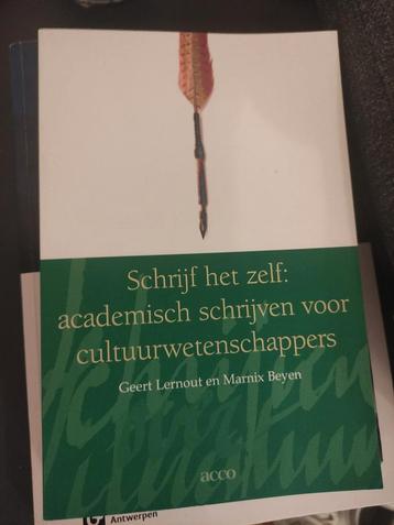 Schrijf het zelf: academisch schrijven voor cultuuwss