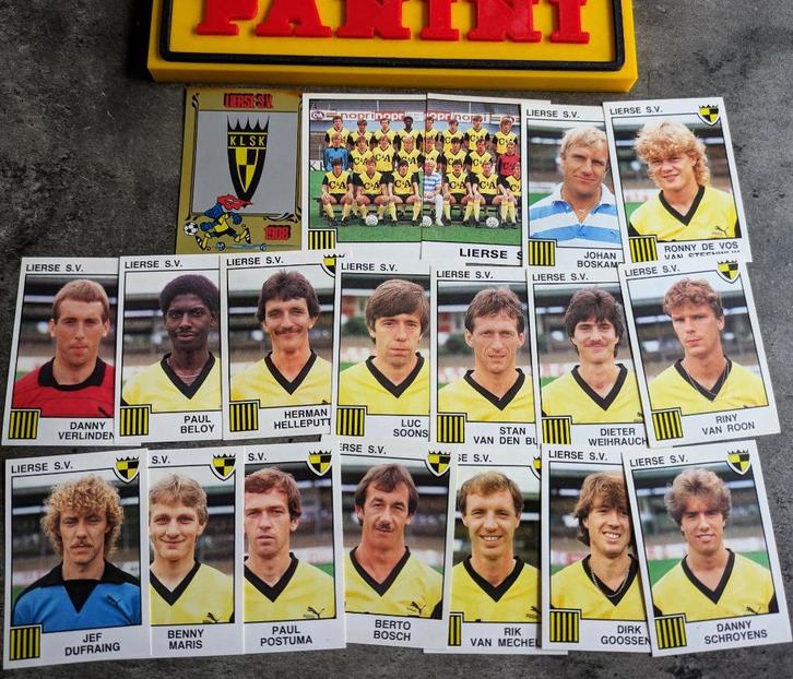 PANINI FOOTBALL 85  LIERSE SK 19 STICKERS 1985, Hobby en Vrije tijd, Stickers en Plaatjes, Verzenden