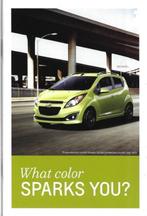 Chevrolet Sparks 2013 folder, Comme neuf, Chevrolet, Envoi