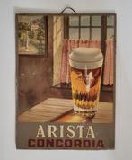 Blikken reclamebord Arista Concordia 1955., Ophalen, Reclamebord