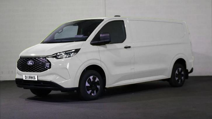 Ford E-Transit Custom 340 L2 H1 Trend 65 kWh Trekhaak Camera, Auto's, Bestelwagens en Lichte vracht, ABS, Centrale vergrendeling