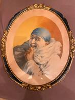Eau forte armand henrion (1875-1958) autoportrait clown, Antiquités & Art, Enlèvement