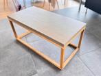 Table basse chêne - béton Ethnicraft, Huis en Inrichting, Tafels | Salontafels, Gebruikt, 100 tot 150 cm, 50 tot 100 cm, Rechthoekig