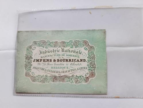 Aalst PORSELEINKAART zijdefabriek Impens&Bourricand, Verzamelen, Postkaarten | België, Ophalen