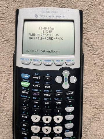 Grafisch rekenmachine Texas Instruments TI-84 plus beschikbaar voor biedingen