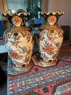 Grande paire de vases Satsuma de 48 cm de haut, Enlèvement ou Envoi