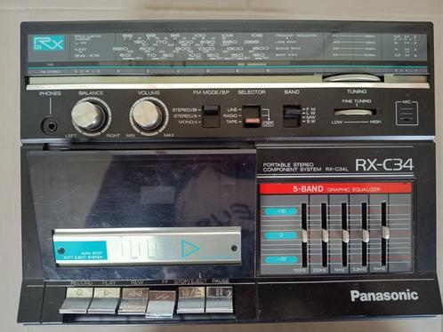 Panasonic rx C34 radio met fm/AM/LG/SW, Audio, Tv en Foto, Radio's, Gebruikt, Radio, Ophalen of Verzenden