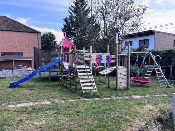 Smart King Wickey schommel en structuur, Kinderen en Baby's, Speelgoed | Buiten | Speeltoestellen, Glijbaan, Klimnet, Klimtouw