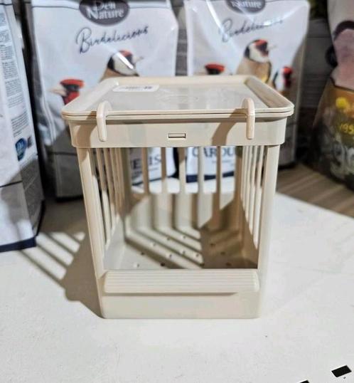 Traliekastje kunststof beige, Dieren en Toebehoren, Vogels | Toebehoren, Ophalen