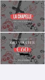 La Chapelle Genk 60€ bon, Tickets en Kaartjes