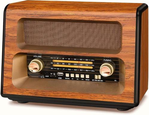 PRUNUS Retro Bluetooth Radio GRATIS LEVERING, Audio, Tv en Foto, Radio's, Nieuw, Radio, Verzenden