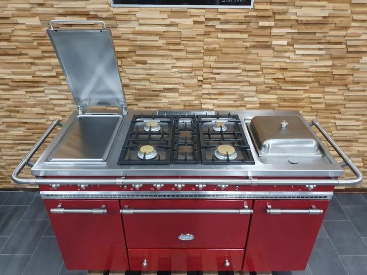 🔥UNIEK Lacanche Eiland 67x155 cm rood Multicooker Plancha, Elektronische apparatuur, Fornuizen, Zo goed als nieuw, Vrijstaand
