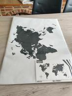 Sticker mural avec carte du monde, Enlèvement ou Envoi, Neuf