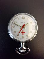 Vintage Zakhorloge "Verpleegster" Elite , Swiss made, NOS, Ophalen of Verzenden, Staal, Zakhorloge
