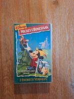 Vhs Mickey en de bonestaak, Cd's en Dvd's, VHS | Kinderen en Jeugd, Alle leeftijden, Ophalen, Gebruikt