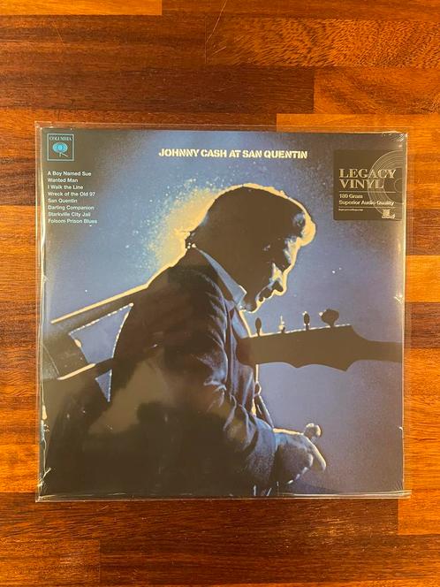 Johnny Cash San Quentin 33 rpm vinyl lp record sealed, Cd's en Dvd's, Vinyl | Country en Western, Nieuw in verpakking, Ophalen of Verzenden
