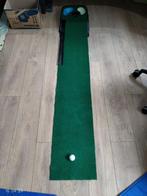 Tapis de putting AVEC balle d'entraînement, Sports & Fitness, Autres marques, Autres types, Enlèvement, Utilisé