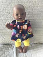 149. Babyborn: Nieuw Blauw bloesje met geel shortje, Kinderen en Baby's, Speelgoed | Poppen, Ophalen of Verzenden, Nieuw, Babypop