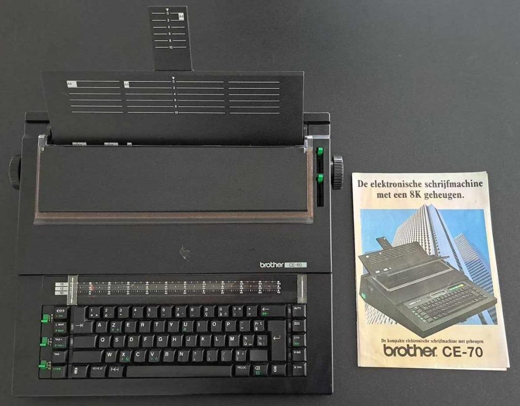 brother CE-70 met documentatie, Diversen, Typemachines, Gebruikt, Ophalen of Verzenden