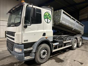 DAF CF 85.430 6x4 AJK 20T HOOKLIFT - MANUAL ZF - BIG AXLES / beschikbaar voor biedingen