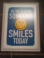 Metalen tekstbord, Ophalen, Zo goed als nieuw