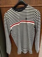 Gestreepte T-shirt lange mouw HUF maat M, Enlèvement ou Envoi, Comme neuf, Noir, Taille 48/50 (M)