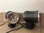 MTB verlichting met batterij, Fietsen en Brommers, Fietsaccessoires | Fietsverlichting, Batterij, Voorlicht, Ophalen of Verzenden