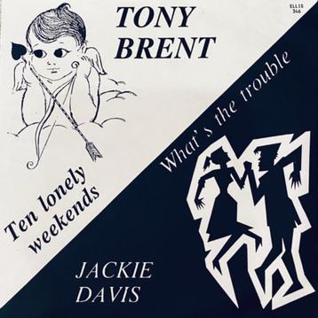 Tony Brent ‎–  Ten Lonely Weekends "popcorn  dubbel sider "'