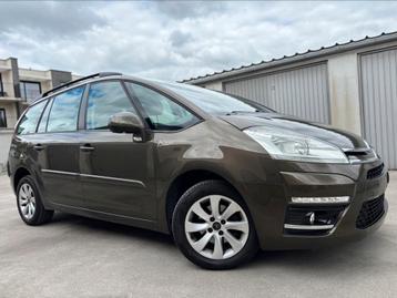 Citroen C4 Grand Picasso - 1.6 Benzine - 137 000 Km - 7 Zit, Auto's, Citroën, Euro 5, Zwart, Parkeersensor, Handgeschakeld