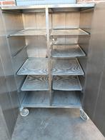armoire en acier inoxydable sur roulettes à 4 portes, Enlèvement, Utilisé