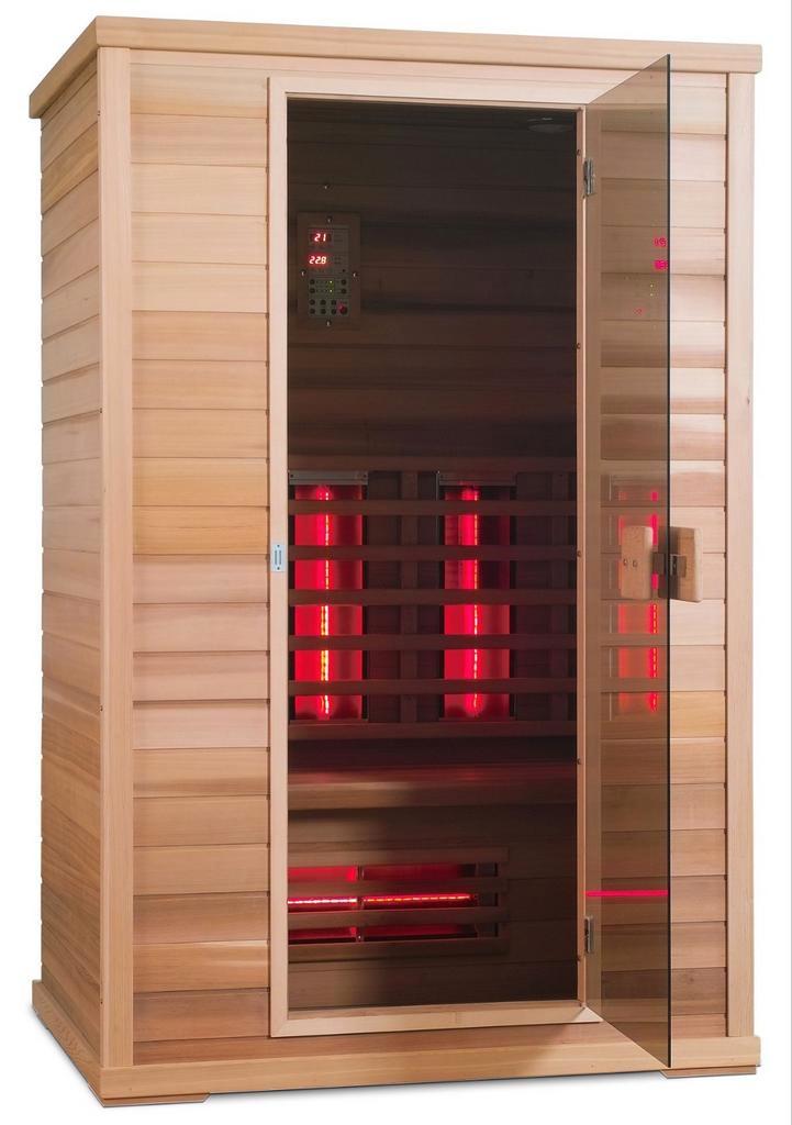 Infraroodsauna 110x100x200 cm, Sport en Fitness, Sauna, Zo goed als nieuw, Ophalen