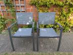 Aluminium tuinstoelen, Tuin en Terras, Tuinstoelen, Ophalen, Zo goed als nieuw, Aluminium, Stapelbaar