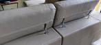 Canapé d'angle en cuir avec fauteuil inclinable électrique, Maison & Meubles, Enlèvement, Utilisé