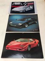 Lamborghini 4 wenskaarten/postkaarten en 2 foto’s, Ophalen of Verzenden, Zo goed als nieuw