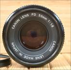 Canon FD 50 mm F1.8, TV, Hi-fi & Vidéo, Appareils photo analogiques, Comme neuf, Reflex miroir, Canon, Enlèvement ou Envoi