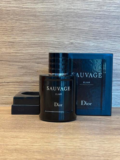 Dior Sauvage Elixir Parfum, Handtassen en Accessoires, Uiterlijk | Parfum, Zo goed als nieuw, Ophalen of Verzenden