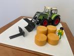Playmobil – Tractor met Voorlader en Hooibalen, Ophalen of Verzenden, Zo goed als nieuw, Complete set