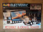 Revell 8016 Peterbilt & Gravel trailer electronic., Hobby en Vrije tijd, Modelbouw | Auto's en Voertuigen, Revell, Groter dan 1:32