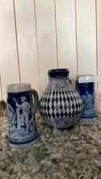Set  van 2 bekers en karaf aardewerk, Antiek en Kunst, Ophalen