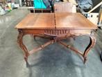 Eiken Louis XV tafel met 6 stoelen, Antiek en Kunst, Ophalen